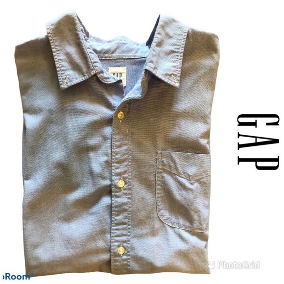 ⚡️ Gap Short Sleeve Buttoned Down Shirt ~ Size XL Tall ⚡️ - Picture 1 of 7